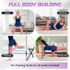 Resistance Bands, Workout Bands, Exercise Bands for Working Out with Workout Bands Guide, 4 Levels Booty Bands, Leg Exercise Bands Resistance, Glute Bands, Non-Slip Fabric Elastic Bands for Men Women