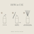 Sweet Water Decor Weekend Reed Diffuser Set for Home - Sage, Orange, Amber, Tonka Bean Scented Reed Diffusers - Air Freshener Lasts 4+ Months, Made in the USA