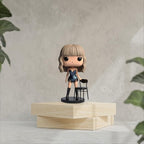 Cute Singer Star Doll Epoxy Resin Fashion Doll Singing Modeling, Charms Cartoon Style,The Best Gift for Music Fans and Friends (#1)