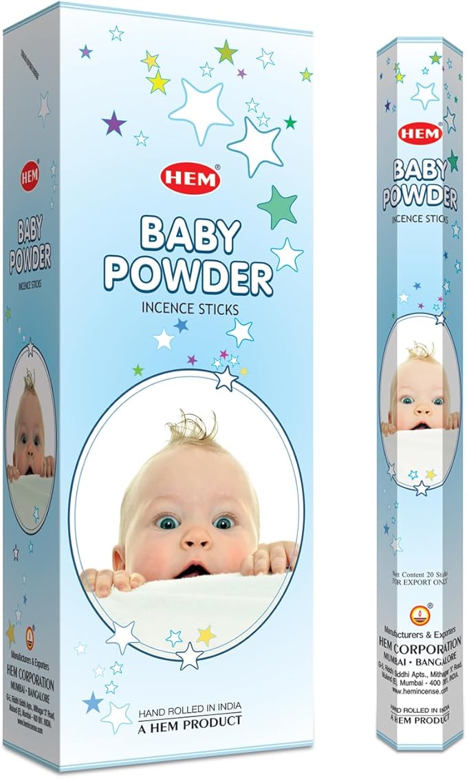 Baby Powder - 120 Sticks - Hem Incense