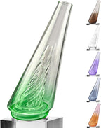 Mini Gradient Glass Vase, Exquisite Desktop Decorative Vase, Pro Glass Replacement (Green)