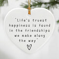 Friend Letterbox Gift, Friend Gifts | Appreciation, Inspirational & Thank You Friendship Gift, Friend’s Present Keepsake | Farewell Gifts, Christmas Ornament for Friends, Coworkers