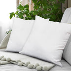 Covers & All Throw Pillow Inserts Only Pack of 2, Durable Soft Square 26 x 26 Inches 65 GSM Non-Woven Fabric with 15D Silicon Fiber Filling, Universal uses for Home Decor Office Indoor Outdoor
