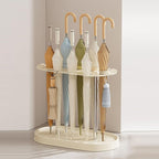 Free Standing Umbrella Holder for Storage, Crutches Stand Can Hold 8 with 12 Hook,for Hallway Balcony Dining Room