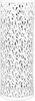 Umbrella Stand Rack for Entryway, Metal Hollowed Freestanding Umbrella Holder, Rain Collection Umbrella Organizer Bin for Can Walking Stick, Home Office Decor, Small