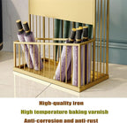 2 Tier Metal Umbrella Stand Umbrella Holder, Large-Capacity Commercial Umbrella Stand Umbrella Holder for Hotel Offices, Entrance Umbrella Organizer