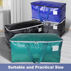 StorageRight Moving Bags-Heavy Duty Moving Boxes, Storage Totes with Zipper, Reinforced Handles and Tag Pocket-Collapsible Moving Supplies for moving, Storage and Travel 93L(Four Colors-8 Pack)