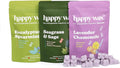 Happy Wax Spa Day Collection: Natural, Non-Toxic Scented Soy Wax Melts – Total 6oz Variety Pack: Eucalyptus Spearmint, Lavender Chamomile, Seagrass & Sage