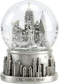 New York City Silver Lined Snow Globe 65mm NYC Souvenir