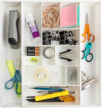 Dial Industries Expandable Junk Drawer Desk Organizer Storage Tray