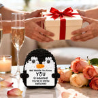 Belatelove Graduation Gifts for Men Women, Mini Funny Handmade Crochet Penguin Birthday Gift, Inspirational Grad Gift for Teen Girls, Teacher, Sister, Mom, Coworker, Male, Female, Unique Desk Decor