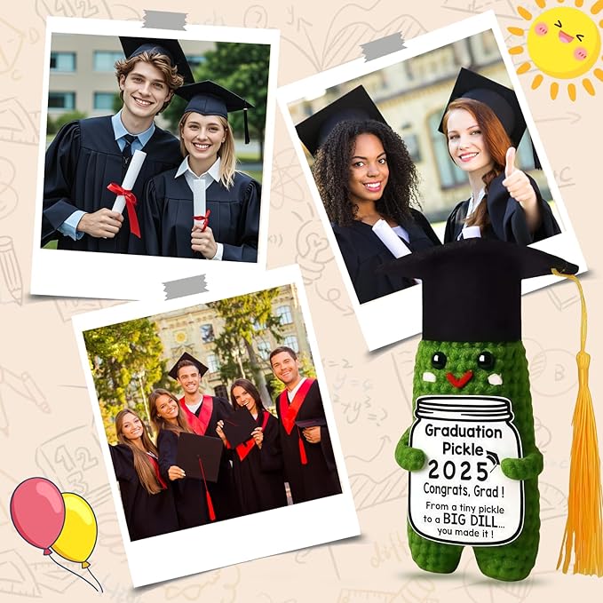 Graduation Gifts Cute Collectible Dolls Congrats Class High School College 2026 Graduation Gifts for Graduate Graduation Decorations Collectible Dolls Handmade Crochet Grad Gift for Him Her