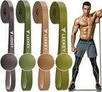 LEEKEY Resistance Bands, Exercise Bands,Pull Up Assist Bands - Bands for Working Out,Band for Men and Women Fitness Training, Physical Therapy,Home Workouts