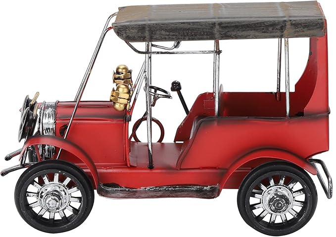 TOPINCN Antique Car Model Decoration Crafts Accessories Ornaments Toys Classic Car Retro Vintage Vehicles