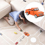TOYANDONA Small Pickup Truck Model Miniature Figurine Kids Toy Gift for Home Decor Tabletop Display Collectible Vehicle 4.92X1.96X1.57In