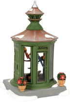 Department 56 Dickens Village Collection 40th Anniversary Limited Edition an Aviary in Honor Lit Building- Hand Crafted Painted Porcelain Christmas Village Houses with Lights Home Decor, 5.9 Inch