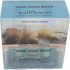 Bath & Body Works Warm Ocean Breeze Wallflowers Home Fragrance Refills - WARM + COMFORTING - Pack of 2
