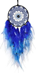 Holmgren Evil Eye Dream Catchers - Blue Dreamcatcher for Bedroom, Evil Eye Wall Art for Home Decor Hanging Ornament, Good Luck Gifts for Family