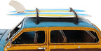 HomeRoots 6" Blue and Yellow Metal Hand Painted Decorative Car