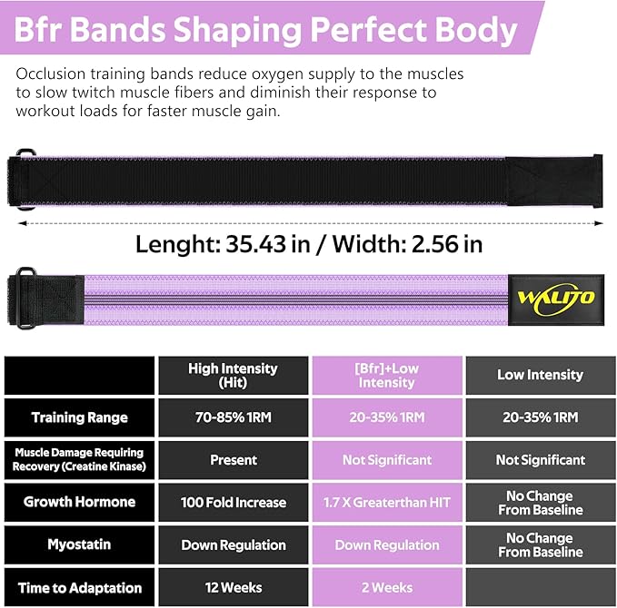 BFR Booty Bands for Women Glutes - Blood Flow Restriction Bands with Weekly Plan for Legs, Butt & Hip Building, Occlusion Bands for Workouts, Best Fabric Bands for Squat Butt & Thigh