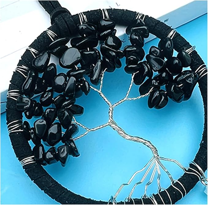 Black Dream Catcher for Car Rearview Mirror, Handmade Rear View Mirror Accessories Small Dreamcatcher Hanging Decor Craft Gifts