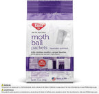 Enoz Lavender Scented Moth Ball Packets, Kills Clothes Moths, Carpet Beetles, Eggs and Larvae, 12 oz Resealable Bag (Pack of 3)