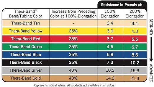 THERABAND Resistance Tubing with Soft Handles, Green, Heavy Level, 48" Latex Stretch Resistance Bands for Exercise, Professional Workout Bands for Upper & Lower Body, Color-Coded Levels