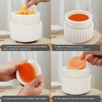 VICTORIA AROMA Ceramic Wax Melt Warmer with 1 pc Silicone Dish Candle Warmer for Scented Wax Electric Fragrance Burner for Home, Office, Bedroom - Gift & Décor