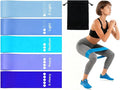 Resistance Bands for Working Out, Loop Exercise Bands for Indoor & Outdoor Fitness, 5 Pcs Leg Strength Training