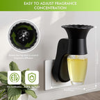 Wall Fragrance Plug in Air Freshener- Plug in Diffuser with Night Light Compatible with Bath and Body Works Wallflowers Refill, ETL Certified Rotatable Plug, Scent Control Plug for Home Office (4PCS)