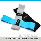 Bosu Fabric Resistance Bands (3 Pack), Multi (72-6920)