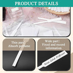 2200 Pieces Perfume Tester Strips - Perfume Blotter Essential Oils Paper Test Strips -Premium Fragrance Tester Strips for Scent Evaluation - Fragrance Strips for Aromatherapy & Spice Oils (White)