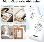 MYARO 12 Pack Fresh Linen Scented Sachets for Drawer, Closet & Car Air Freshener Bags | Odor Eliminator & Fabric Refresher | Crisp, Clean Home Fragrance Gift Set
