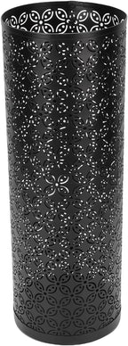 Metal Round Umbrella Stand Rack, FreeStanding Umbrella Holder for Entryway, Home, Office (Black)