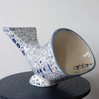 Handmade Ceramic Gramophone Speaker Amplifier Sound Bomb "Cerasound" Gift for Him Gift for Her