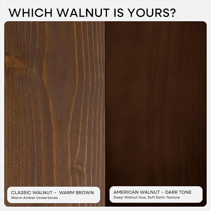 Homeforia Classic Walnut 20 inch Floating Shelf, High End Solid Real Wood Small 20inch Floating Shelves for Wall Mounted, 20in Floating Shelves, Heavy Duty Bracket, 20 X 6.5 X 1.75 inches, Set of 3