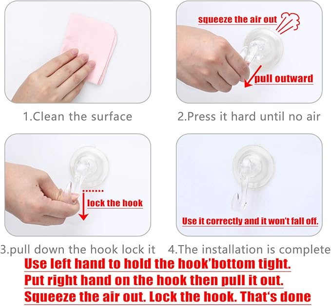 Your Little Lovely Christmas Wreath Holders Holiday Hangers – Suction Cup Hooks Glass Window Door Home Kitchen Hooks Supplies Decorations