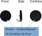 YYST Magnetic Wreath Hanger － Secures Wreaths and Decorations to Steel Door －2/PK
