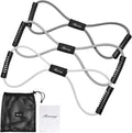 HPYGN Resistance Bands, Figure 8 Exercise Bands for Women Men, 8 Shaped Resistance Bands for Arms, Chest Expander, Yoga Gym Fitness Pulling Rope 8 Word Elastic for Exercise Muscle Training Tubing