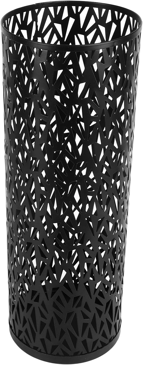 Semme Round Metal Umbrella Holder, and Watertight, Modern Design, Stable for Entryway, Office, Home Use (L)
