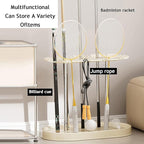 Free Standing Umbrella Holder for Storage, Crutches Stand Can Hold 8 with 12 Hook,for Hallway Balcony Dining Room