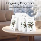 MYARO 12 Pack Cedarwood Scented Sachets for Drawer, Closet & Small Spaces Air Freshener Bags, Odor Eliminator for Car, Shoes, Gym Bag Home Fragrance Gift Set