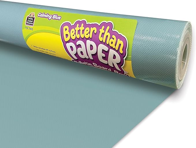 Teacher Created Resorces Calming Blue Better Than Paper® Bulletin Board Roll (TCR77410)