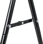 Household Essentials Valet Folding Clothes Rack, Strong Metal X-Frame, Chic Design, Great for Guest and Dressing Rooms, Portable and Easy to Use, Folds Flat, Black
