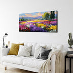 Flower Wall Art Vintage White Floral Canvas Pictures Abstract Blooming Flower Prints Painting Large Abstract Botanical Blossom Wall Decor Elegant Artwork for Bedroom Living Room Home Decoration 24x48"