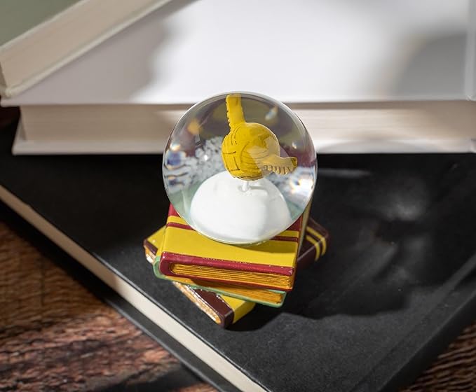Harry Potter Golden Snitch Mini Snow Globe with Swirling White Flakes | Collectible Keepsake Display | 3 Inches Tall