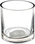WGV Cylinder Vase, 3" W x 3" H, Clear Skinny Narrow Glass Candle Holder Bud Floral Container Planter Terrarium for Wedding Party Flowers Centerpieces Home Office Decor, 1 Piece