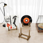 NiHome 6" Multi-Purpose Wooden Display Stands for Plates, Photos, Books, Vinyl Records, Tablets, Small Art Pieces, Retro Style Stable Solid Holder for Home Decor, Retail Displays, Art Showcases (6PCS)