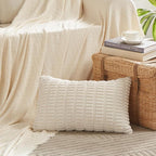 Fancy Homi 4 Packs Decorative Throw Pillow Covers for Living Room Couch Bed, Modern Farmhouse Boho Home Décor Accent Cushion Case, 24" x 12", Fall