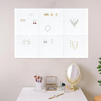 Bulletin Board, 6 Pcs Large Cork Board for Wall 36" x 24", Felt Pin Board Tiles with 40 Pushpins, CorkBoards for Office Home Decor